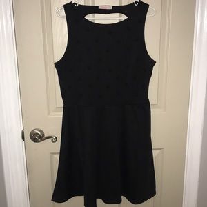 Black skater dress
